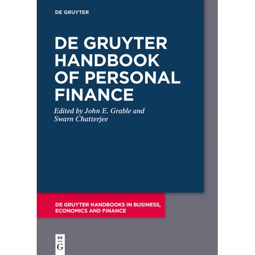 de Gruyter Handbook of Personal Finance