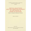 Critical Reactions and the Christian Element in the Poetry of Pierre de Ronsard