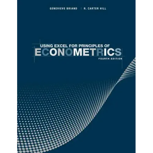 Using Excel for Principles of Econometrics