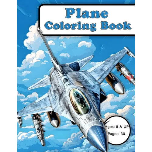 Plane Coloring Book