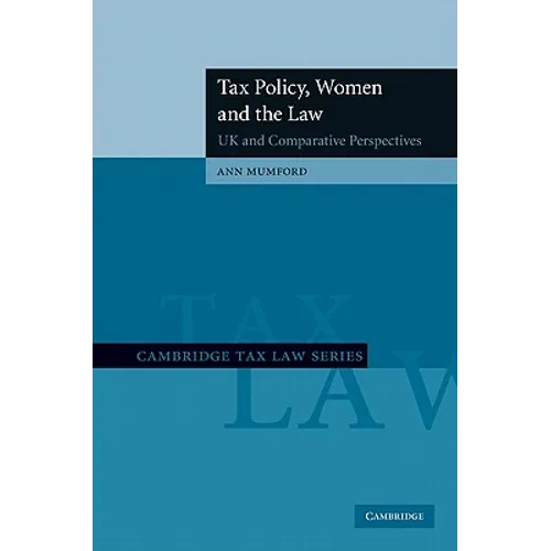 Tax Policy, Women and the Law