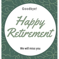 Happy Retirement Guest Book (Hardcover): Guestbook for retirement, message book, memory book, keepsake, retirement book to sign