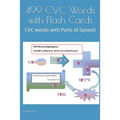 499 CVC Words with Flash Cards: CVC words with Parts of Speech