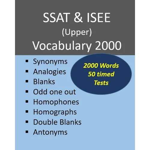 SSAT & ISEE (Upper) Vocabulary 2000