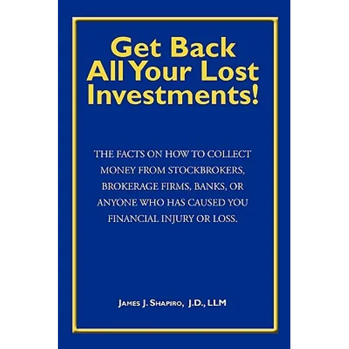 Get Back All Your Lost Investments!