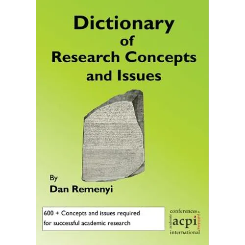 A Dictionary of Research Terms and Issues