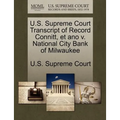 U.S. Supreme Court Transcript of Record Connitt, Et Ano V. National City Bank of Milwaukee