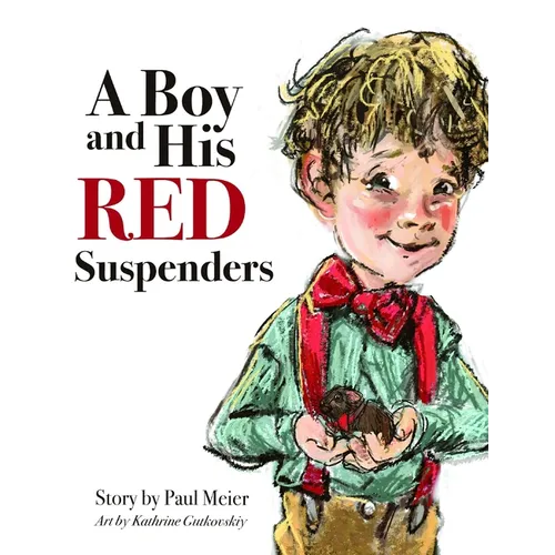 A Boy and His Red Suspenders
