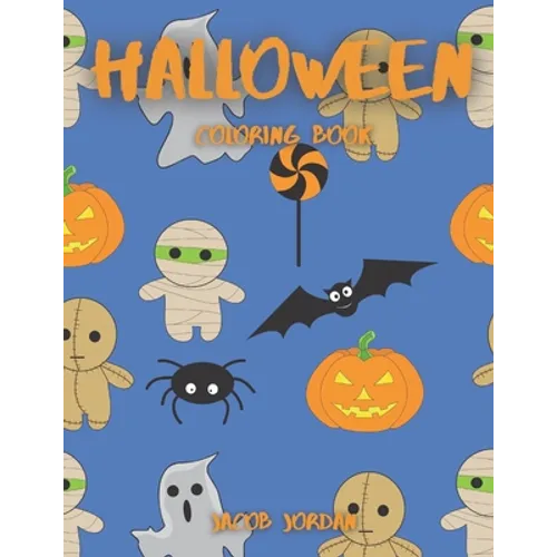Halloween Coloring Book: Halloween Book For Kids and Toddlers
