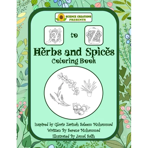 Science Creations A to Z Herbs and Spices Coloring Book