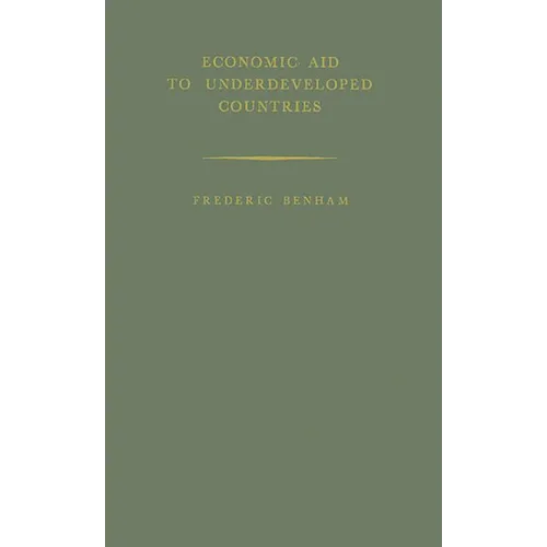 Economic Aid to Underdeveloped Countries