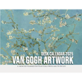 Van Gogh Artwork Desk Calendar 2025: A Monthly Planner For Your Goals, Notes, and To-Do List