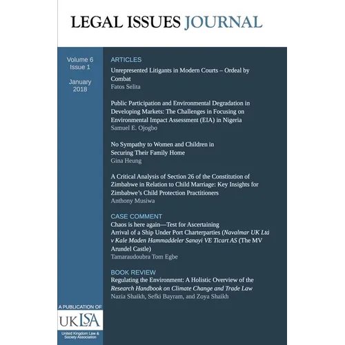 Legal Issues Journal 6(1)