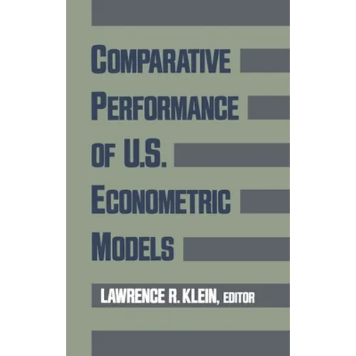 Comparative Performance of U.S. Econometric Models