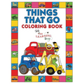 Things That Go Coloring Book with The Learning Bugs: Fun Children's Coloring Book for Toddlers & Kids Ages 3-8 with 50 Pages to Color & Learn About Ca