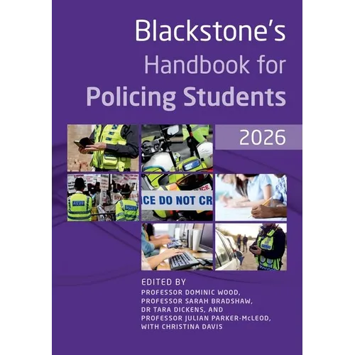 Blackstone's Handbook for Policing Students 2026