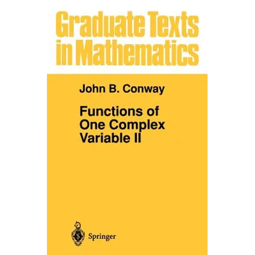 Functions of One Complex Variable II