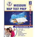 Missouri Assessment Program (MAP), 2nd Grade ELA Test Prep: Weekly Practice Work Book, Volume 1