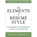 Elements of Resume Style Softcover