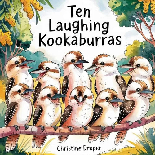 Ten Laughing Kookaburras