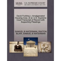 David Fruhling V. Amalgamated Housing Corp. et al. U.S. Supreme Court Transcript of Record with Supporting Pleadings