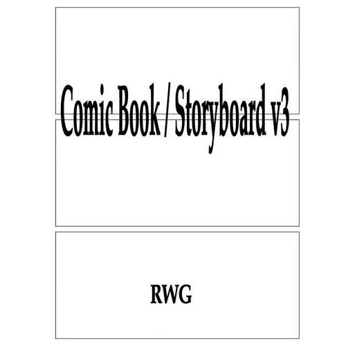 Comic Book / Storyboard v3: 50 Pages 8.5" X 11"