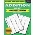 Addition Made Easy: Fast Learning - Memory Booster Workbook One Sheet A Day Practice Worksheets