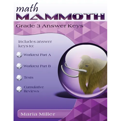 Math Mammoth Grade 3 Answer Keys