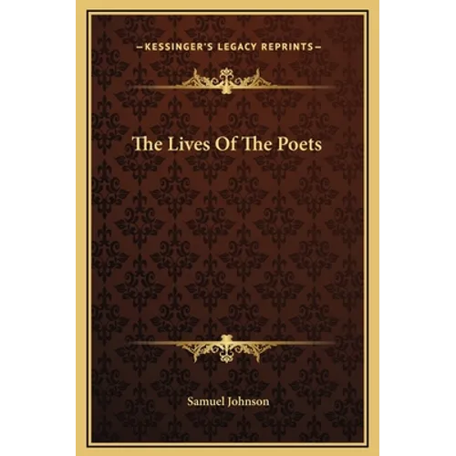 The Lives Of The Poets