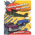 Coloring Books For Boys Cool Cars And Planes: Cool Cars, Trucks, Bikes, Planes, Boats And Vehicles Coloring Book For Boys Aged 2-12