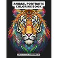 Animal Portraits Coloring Book in Mandala & Mosaic Style for adults and kids: Discover Serenity in Nature's Palette - 122 Pages for All Ages