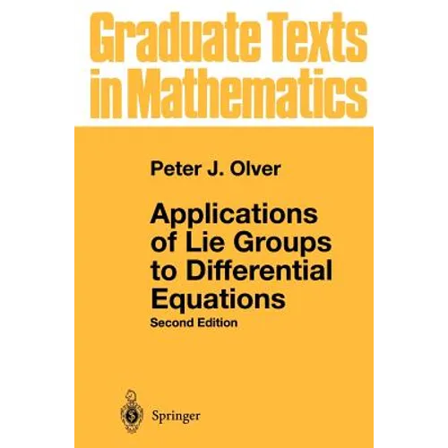 Applications of Lie Groups to Differential Equations