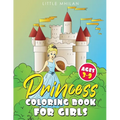 Princess Coloring Book for Girls Ages 3-9