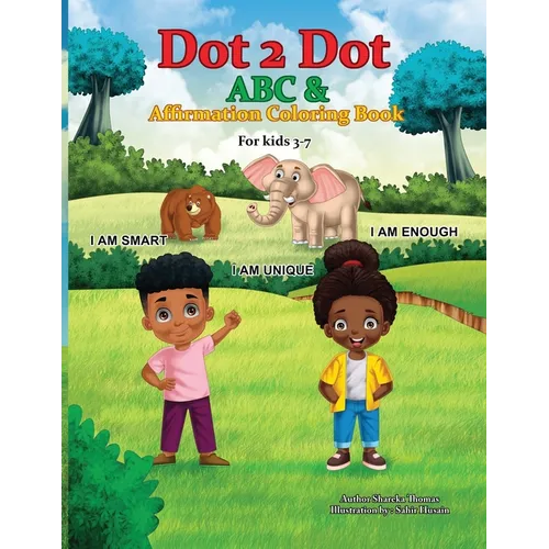 Dot 2 Dot ABC & Affirmation Coloring Book