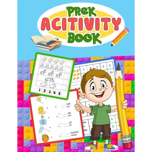PreK Activity Book: Wonderful Activity Book For Preschool, PreK, Kindergarten
