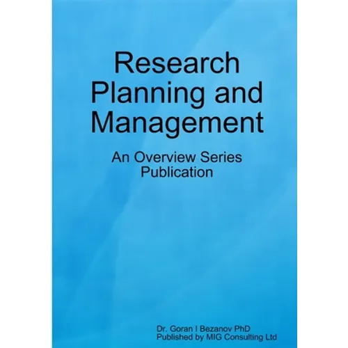 Research Planning and Management