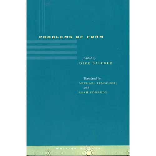 Problems of Form