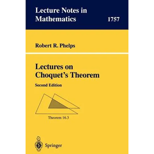 Lectures on Choquet's Theorem