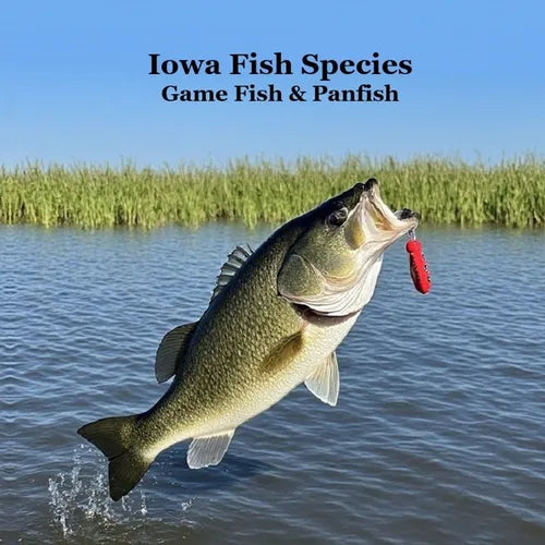 Iowa Game Fish and Panfish Species Kids Book: Great Book About the Different Types of Fish in Iowa