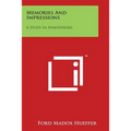 Memories and Impressions: A Study in Atmospheres