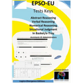 EPSO-EU Tests Keys: Abstract Reasoning Verbal Reasoning Numerical Reasoning Situational Judgment In Basket/e-Tray, Assistant & Administrator