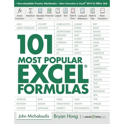 101 Most Popular Excel Formulas