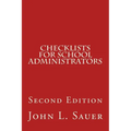 Checklists for School Administrators: Second Edition