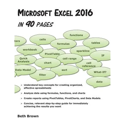 Microsoft Excel 2016 In 90 Pages