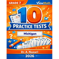 10 Michigan M-STEP Grade 7 Math Practice Tests: The Ultimate Test Prep Collection with Answer Explanations