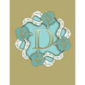 D: 100 Pages 8.5" X 11" Monogram Notebook College Ruled Line Paper