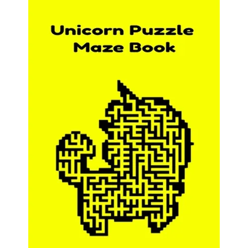 Unicorn Puzzle Maze Book