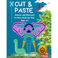 Cut & Paste Book for Kids Ages 3-5: Animals and Dinosaurs Activity Book