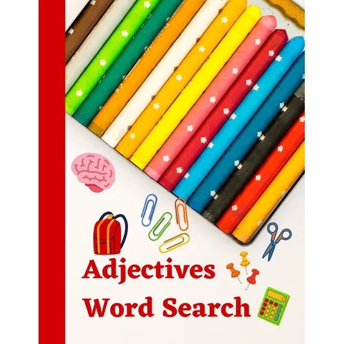 Adjectives Word Search: English grammar puzzle activity book