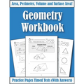 Area Perimeter And Volume: Geometry Workbook: Practice Pages Of Geometry For Kids & Beginners (With Answers) KS2-KS3 Maths